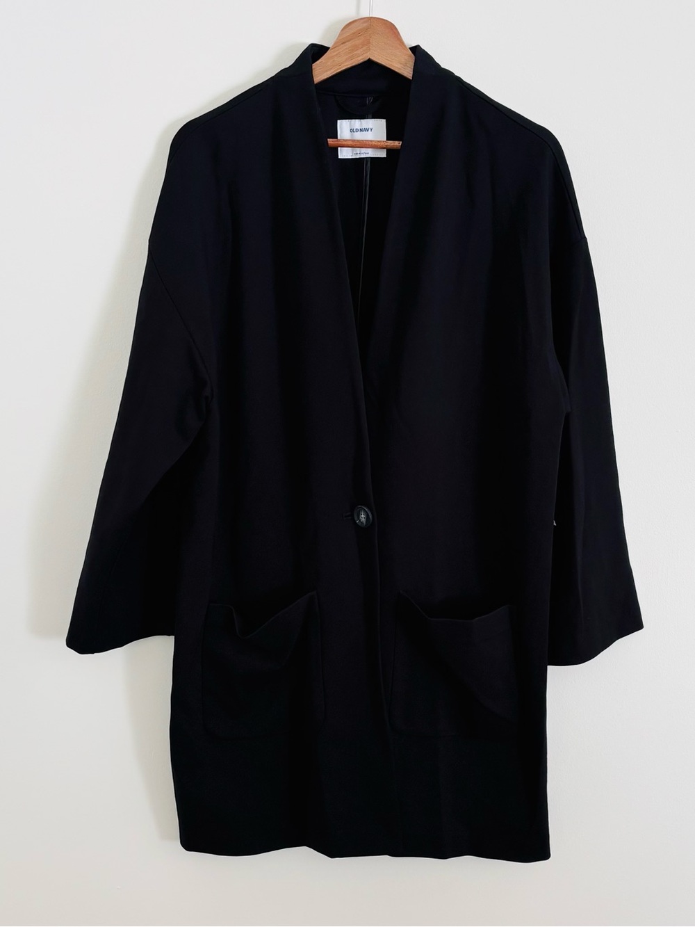 NWT Old Navy Cocoon Coat in Blackjack